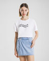 Short Falda Cruzada,AZUL CIELO